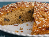 Gâteau du matin à la farine d’amandes et de petit épeautre et aux myrtilles séchées