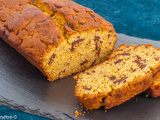 Gâteau du matin à la farine de lupin et à la farine de petit épeautre et au chocolat noir