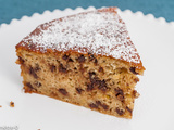 Gâteau facile à la ricotta, citron et aux pépites de chocolat