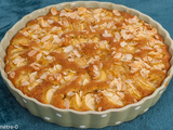 Gâteau fondant aux pêches