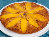 Gâteau moelleux aux amandes et à la mangue