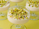 Mousse fromagère pistache cannelle