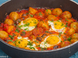 Poêlée de pommes de terre aux œufs, façon chakchouka