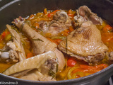 Poulet aux poivrons et à l’estragon