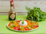 Salade caprese,
