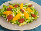 Salade d’hiver au chorizo et oranges