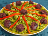 Salade de brocolis au boudin noir