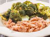 Salade de brocolis au saumon