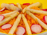 Salade de carottes aux pointes d’asperges