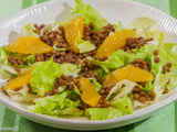 Salade de lentilles aux oranges