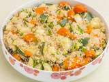 Salade de quinoa aux carottes et courgettes