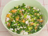 Salade de quinoa et semoule aux légumes printaniers