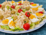 Salade de raie aux olives et aux oeufs