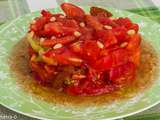 Salade de tomates aux pignons de pin