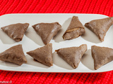 Samoussas de galettes aux pétoncles et aux champignons