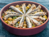 Sardines aux courgettes et aux olives