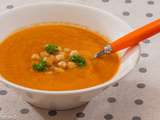 Soupe aux carottes et pois chiches