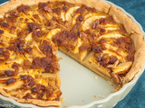 Tarte aux pommes, cannelle, noix, crumble spéculoos