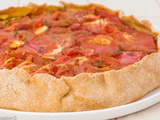 Tarte rustique à la tomate