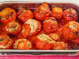 Tomates farcies classiques et tomates farcies à la semoule et aux saucisses
