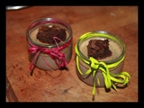 Crèmes aux Brownies pour la ronde interblog