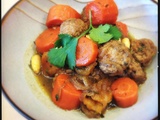 Tajine d'agneau aux amandes et abricots secs