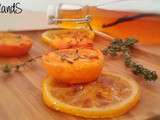 Abricots rôtis au thym et au miel