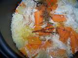 Riz au poulet et aux carottes
