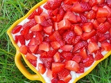 Tiramisu fraise - rhubarbe