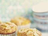 Muffins aux coings,à la vanille et aux amandes