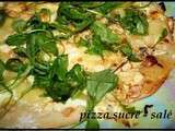 Pizza poire & gorgonzola