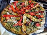 Apprentissages par le levain et Pizza aux légumes d’été sur pesto