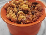Crumble de courge butternut
