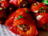Rouleaux de poivrons au thon
