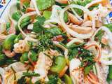 Salade de poulpe et fèves
