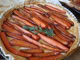 Tarte fine aux carottes et sirop d’erable