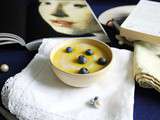 Crèmes nacrées, coulis doré et perles bleutées - La Jeune fille à la perle, Vermeer 🎨