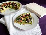 Mets mots : Pizza verte aux courgettes, figues et pignons de pin grillés + Ada, d'Antoine Bello