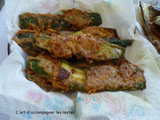 Courgettes pannées frites