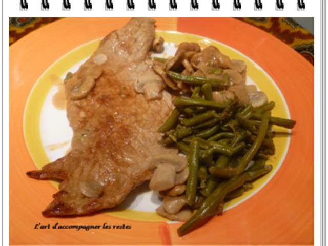 Recettes d'Escalope de veau et Champignons