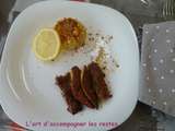 Poulet grillé aux épices, maïs coco citron de Cyril Lignac