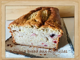 Banana bread aux myrtilles (ou autres fruits rouges)