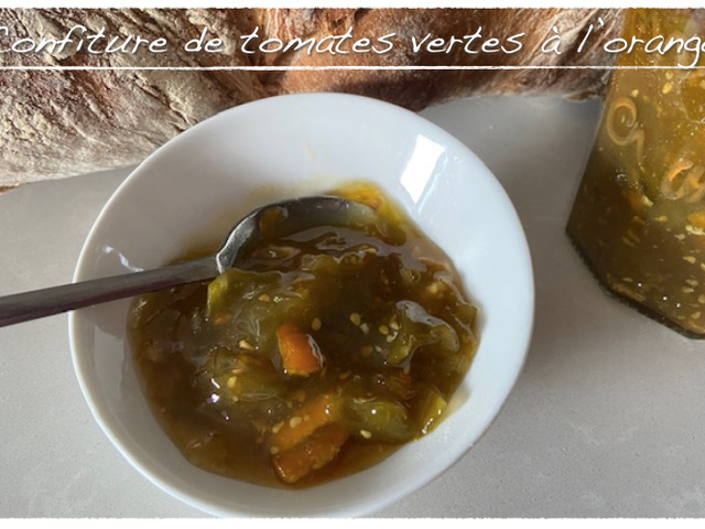 Confiture Tomates Vertes Orange