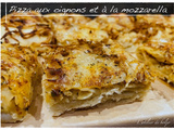 Fugazzeta, pizza argentine aux oignons et à la mozzarella
