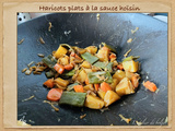 Haricots plats à la sauce hoisin, recette asiatique