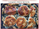 Lasagnes ultra légers, light, healthy, wetwatcher, chèvre, épinards, béchamel sans beurre