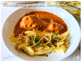 Poulet au paprika et chou caramélisé, recettes hongroises