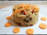 Quinoa aux petits légumes comme un risotto