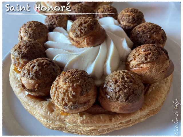 Sent Onore Recettes de Saint-honoré de L'atelier de boljo