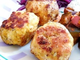 Boulettes poulet citron-curcuma